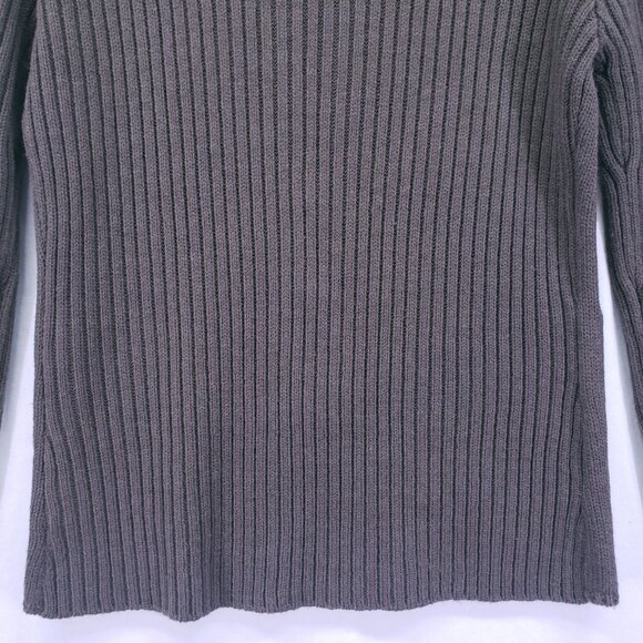 Kuhl Merino Wool Blend Brown Mock Neck Full-Zip Sweater Jacket Zipper Pockets XS - Picture 14 of 14